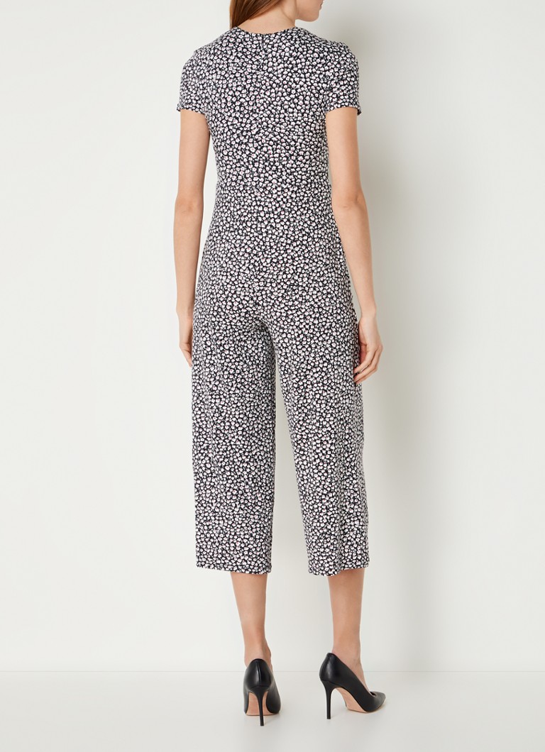 Hobbs Simmy wide fit cropped jumpsuit with lacing detail