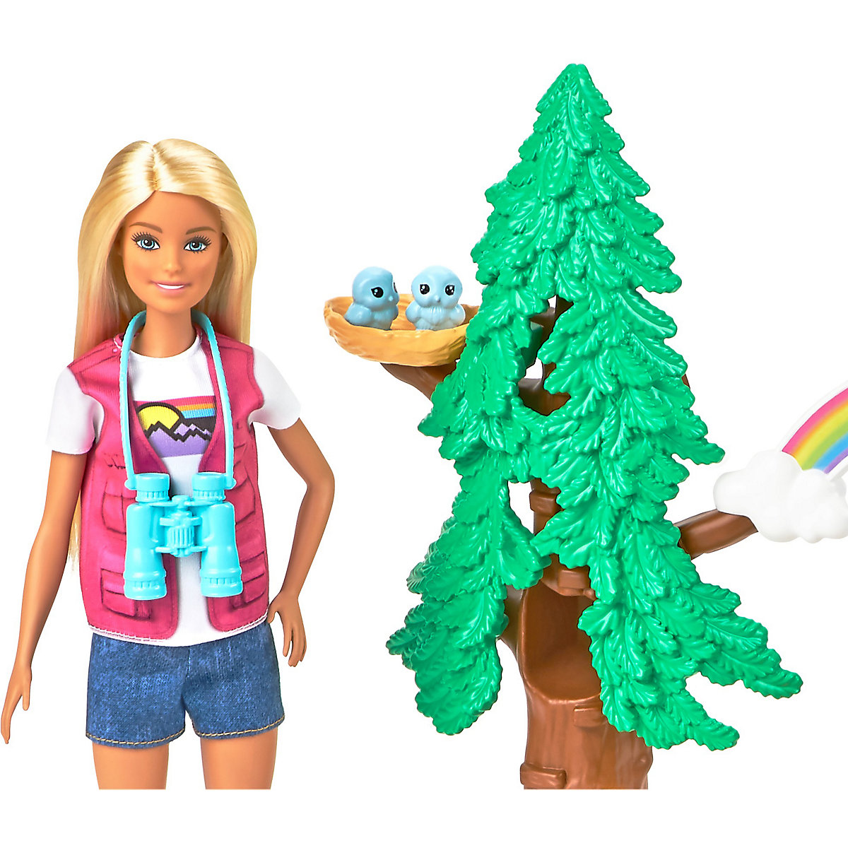 Barbie Waldtier-Forscherin-Spielset mit Puppe und Zubehör