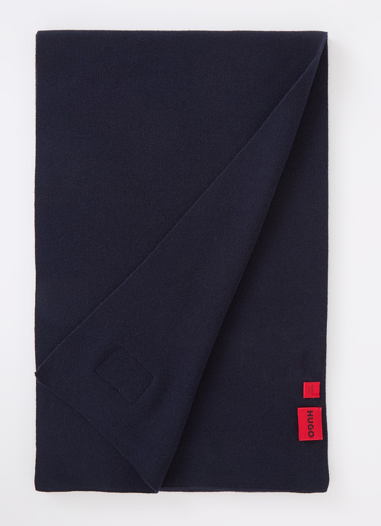 HUGO BOSS Scarf with logo 180 x 27 cm