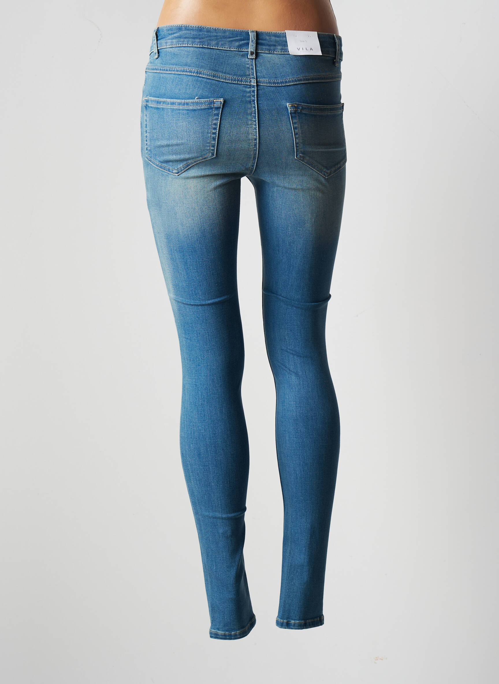 Vila Jeans Skinny Femme couleur bleu