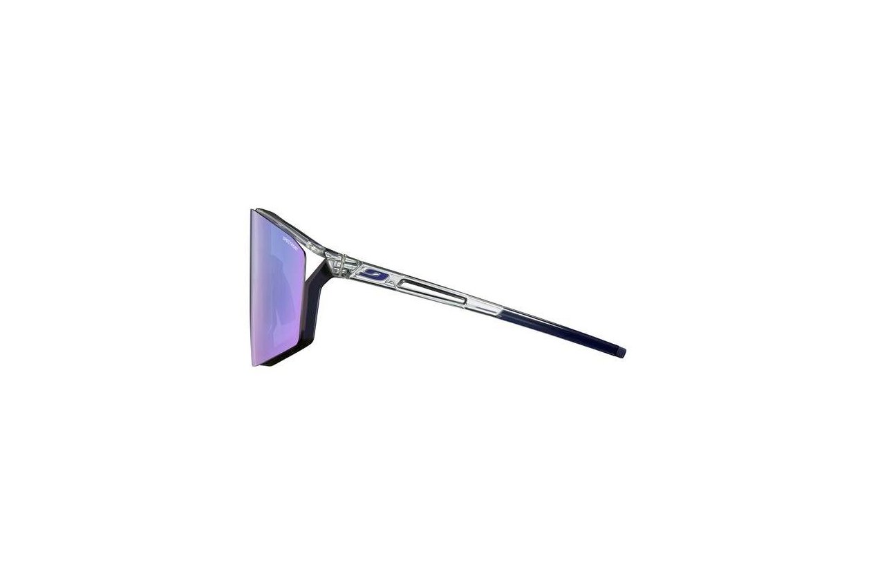Julbo Edge Grau/Iris Blau - Blau Flash + AF