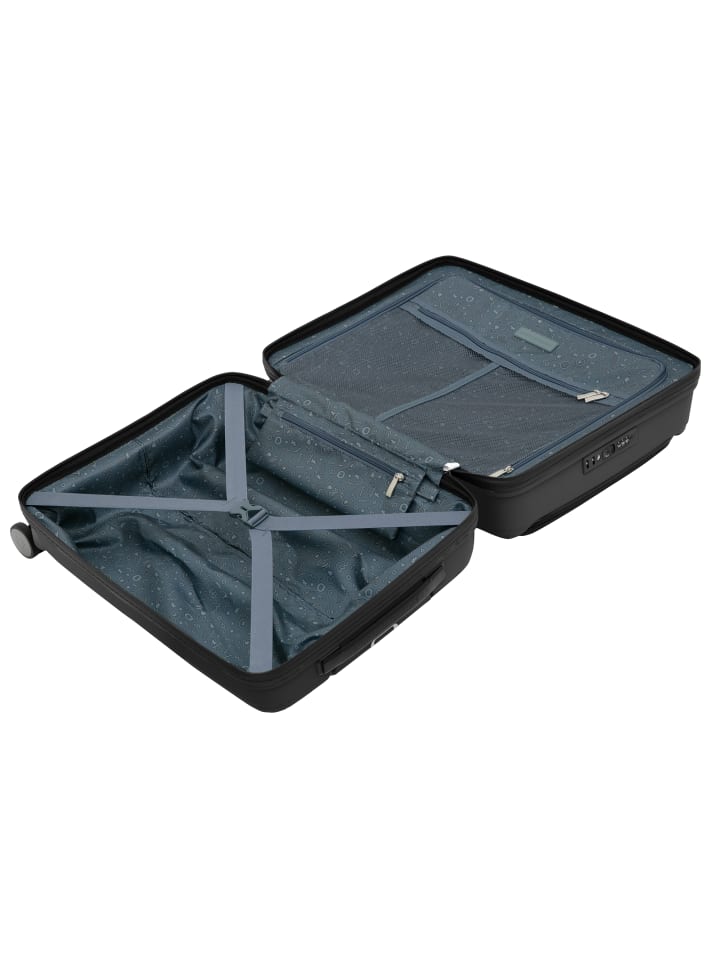 Hauptstadtkoffer TXL - leichtes Handgepäck Laptop-Fach Kabinenkoffer TSA 55cm 40L in Schwarz günstig kaufen S