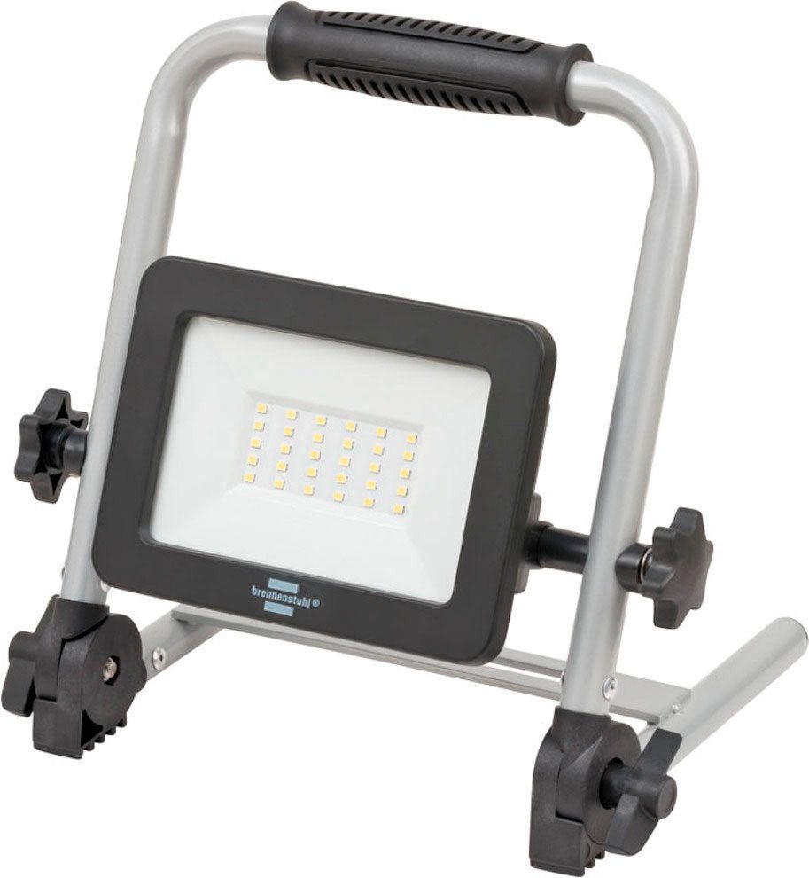 Brennenstuhl LED Baustrahler EL 2000 MA, Ein-/Ausschalter, USB-Anschluss mit Ladefunktion, mehrere Helligkeitsstufen, LED fest integriert, Tageslichtweiß, mit Powerbank-Funktion
