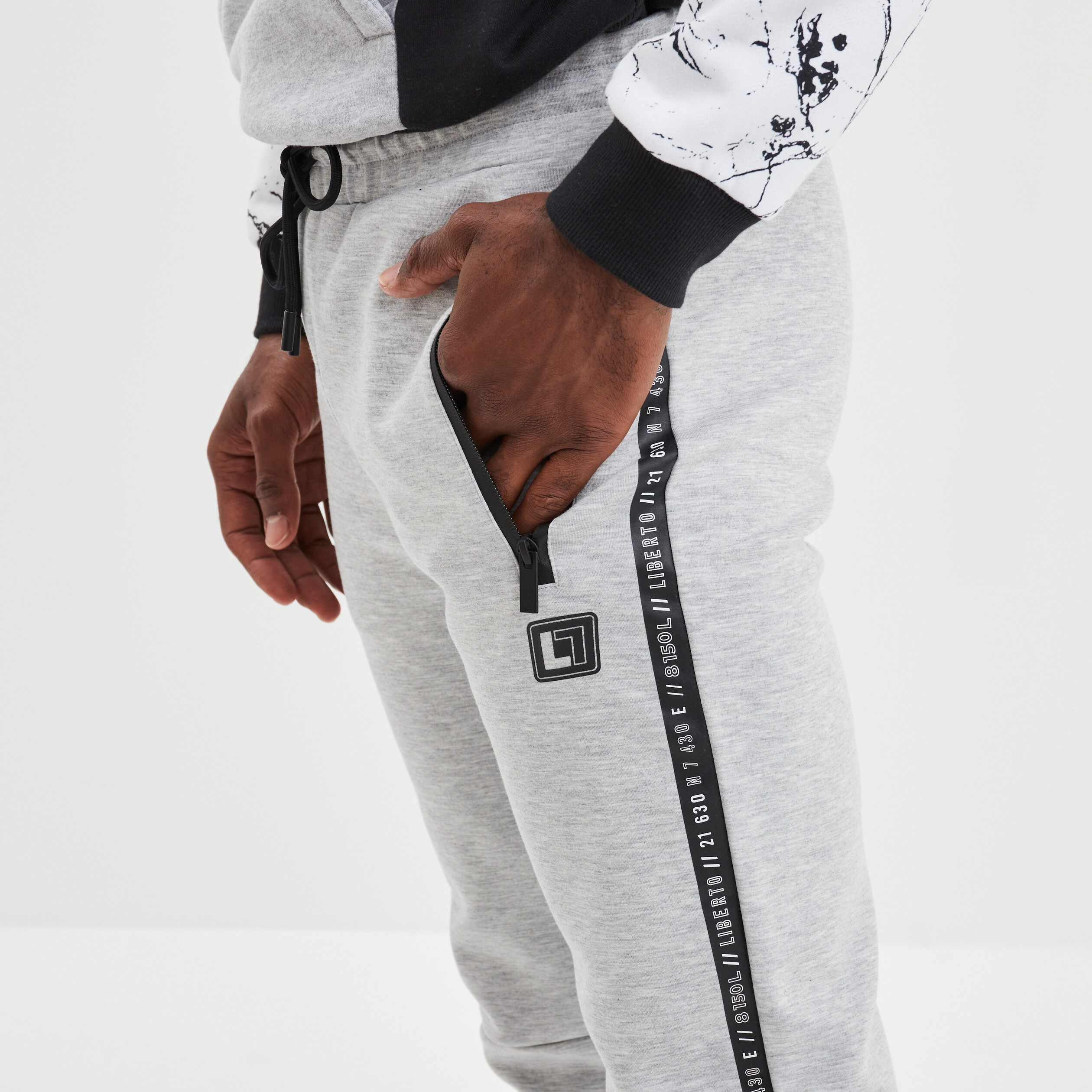 Pantalon de jogging stretch Liberto gris homme | La Halle