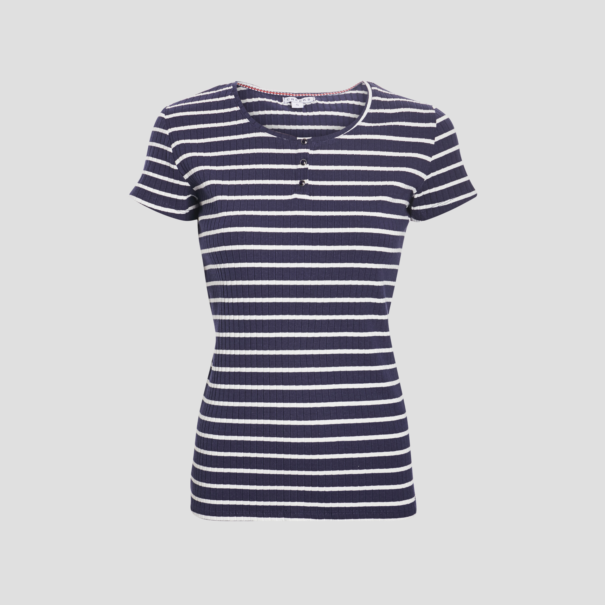 T-shirt manches courtes bleu marine femme | La Halle