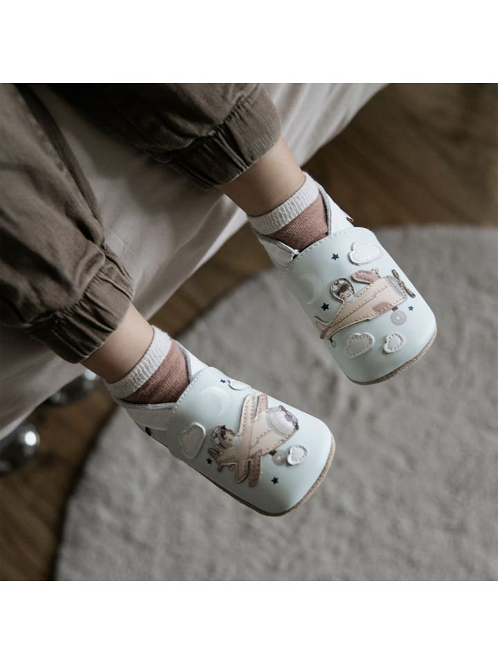 Lait et Miel Leder-Krabbelschuhe 