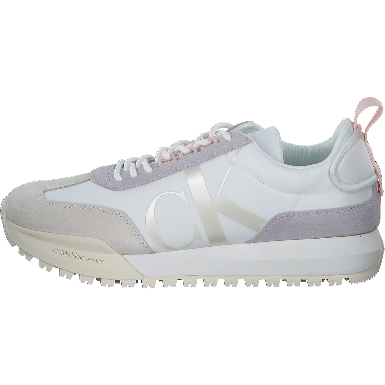 Calvin Klein YW0YW01100, Schnürschuhe, Damen, white/creamy