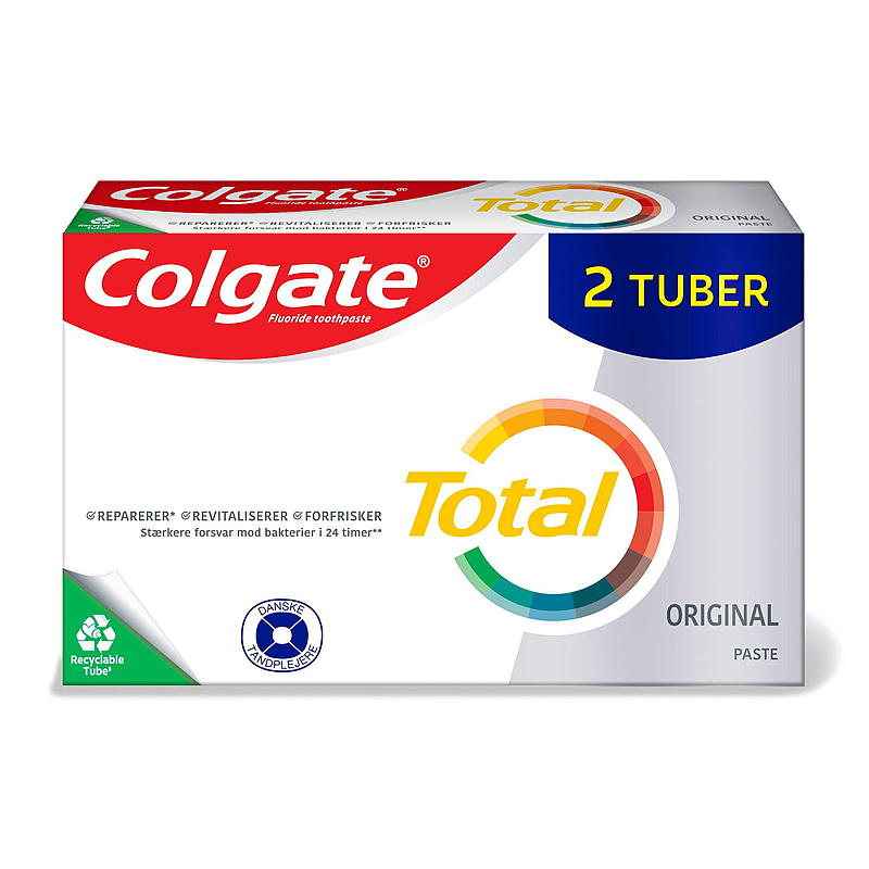 Colgate Tannkrem 2-pk 50 ml Total Colgate