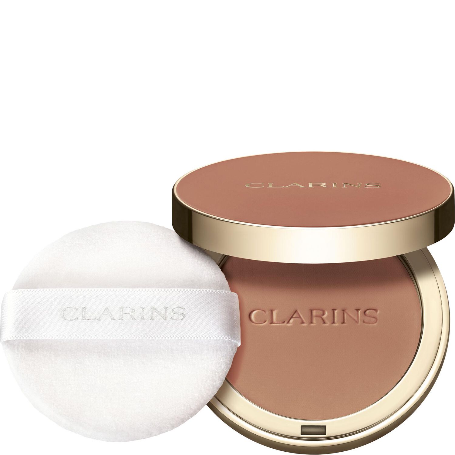 Clarins Ever Matte Compact Powder Poudre compacte matifiante infusée au lait de pêcher