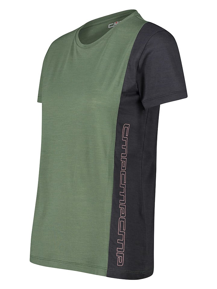 CMP Funktionsshirt in Khaki/ Schwarz günstig kaufen