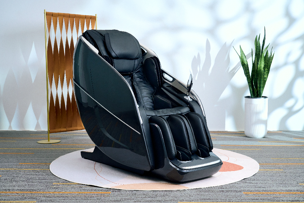 Happy Home Elektrischer Massagesessel mit Airbag & 3D-Massage-Mechanismus, Lautsprecher & Touchscreen-Display