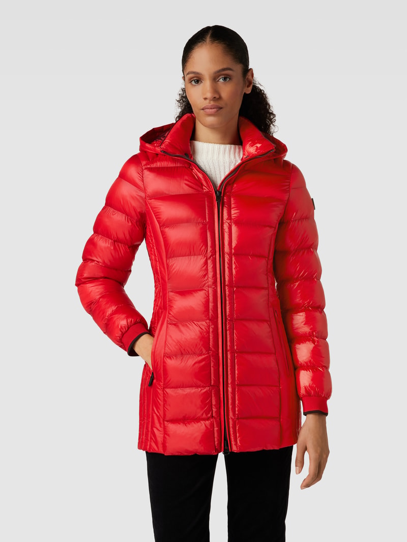 Steppjacke mit Kapuze Modell 'HIGHCLASS MEDIUM 1001' in rot