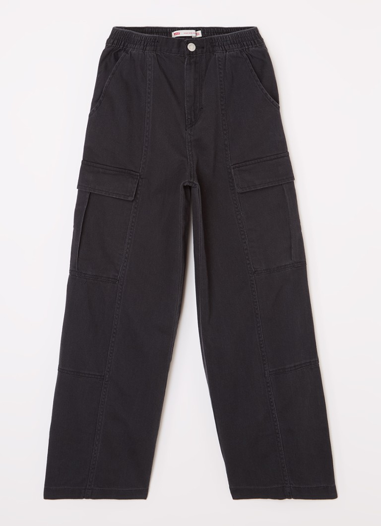 Levi's cargo hlače visokog struka širokog kroja s bočnim džepovima