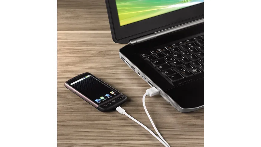 Hama Ladekabel, USB-A - Micro-USB, 1,5 m, Weiß