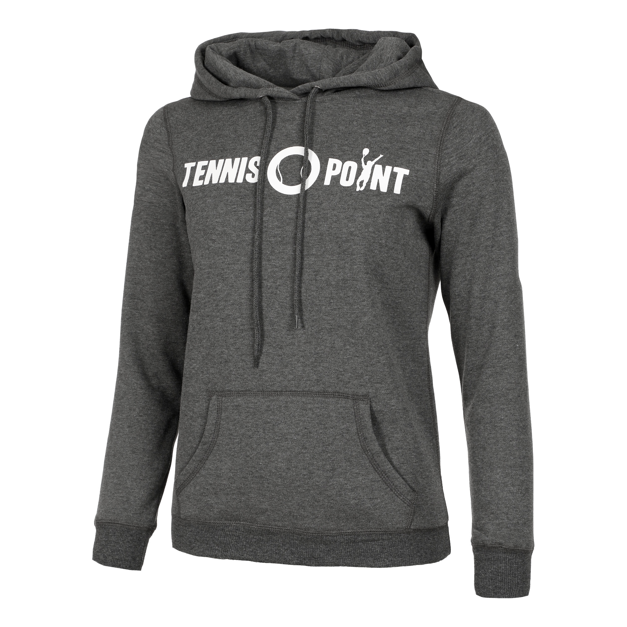 Classic Logo Hoody Damen - Dunkelgrau, Weiß