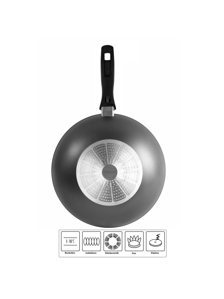 Stoneline Wokpfanne 30 cm in Anthrazit günstig kaufen Ø 30 cm