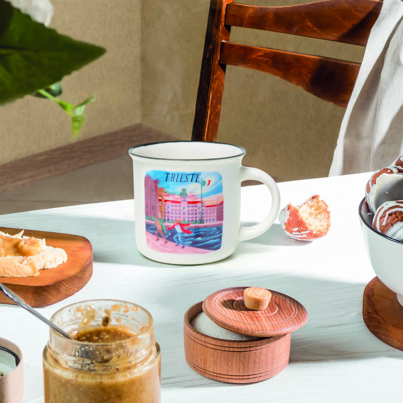 Porcelánový hrnček - Cup-Puccino - Kolekcia svetových miest