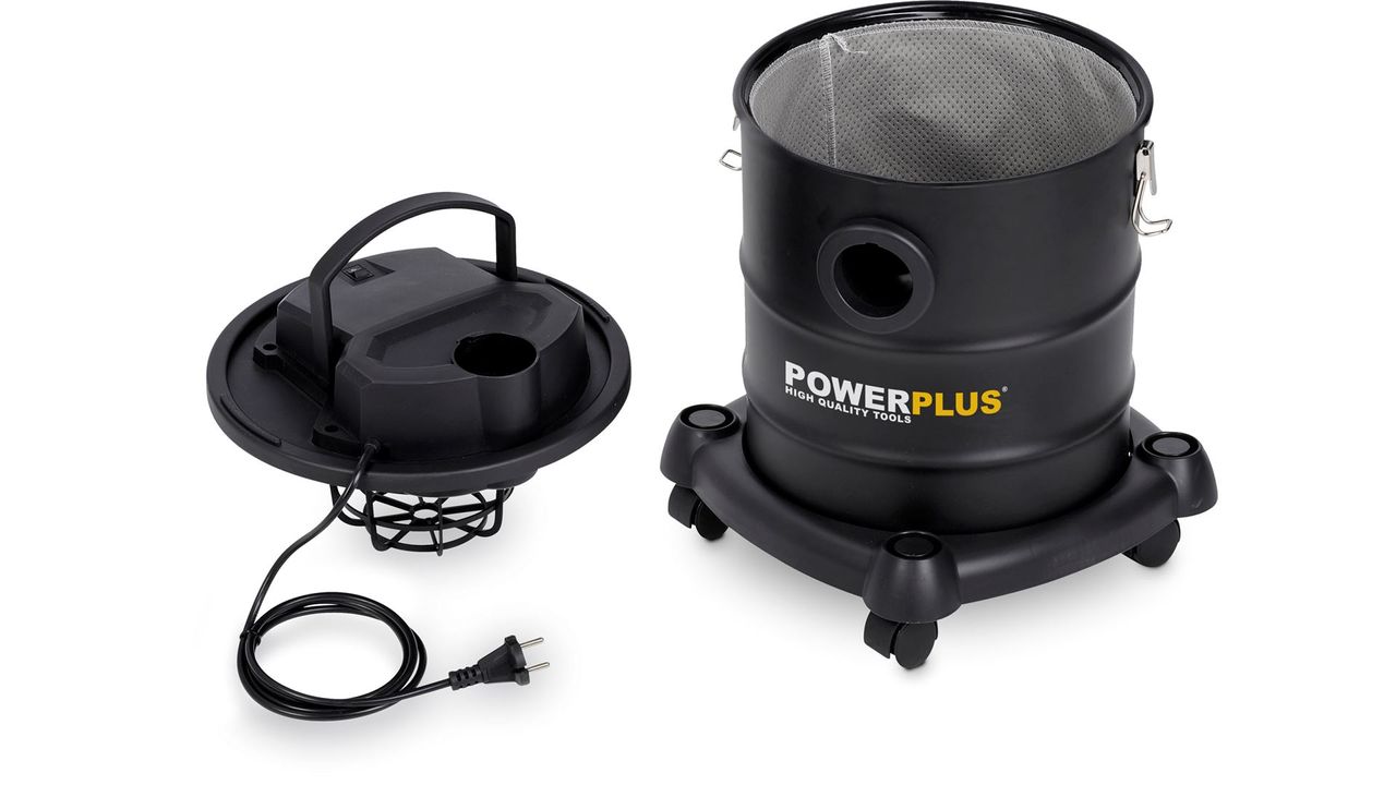 Powerplus Aschesauger mit Staubsauger-Zubehör POWX308