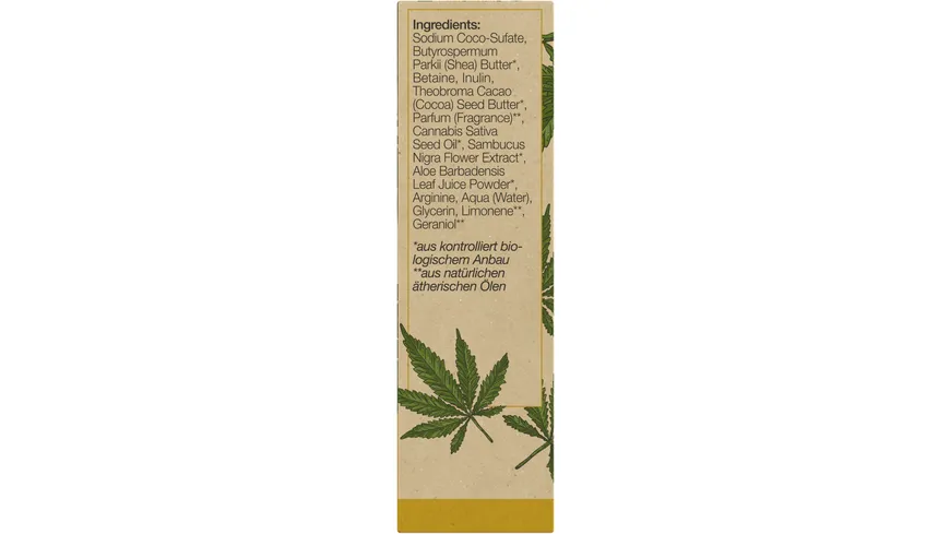 LOGONA Festes Pflege Shampoo Bio-Hanf & Bio-Holunder 60 g