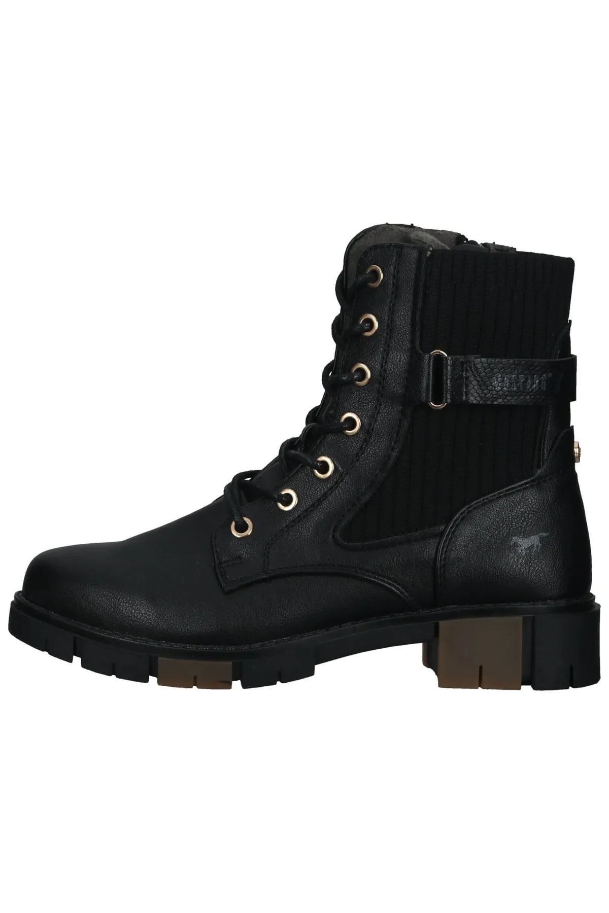 Mustang  Stiefelette - Schwarz - Blockabsatz