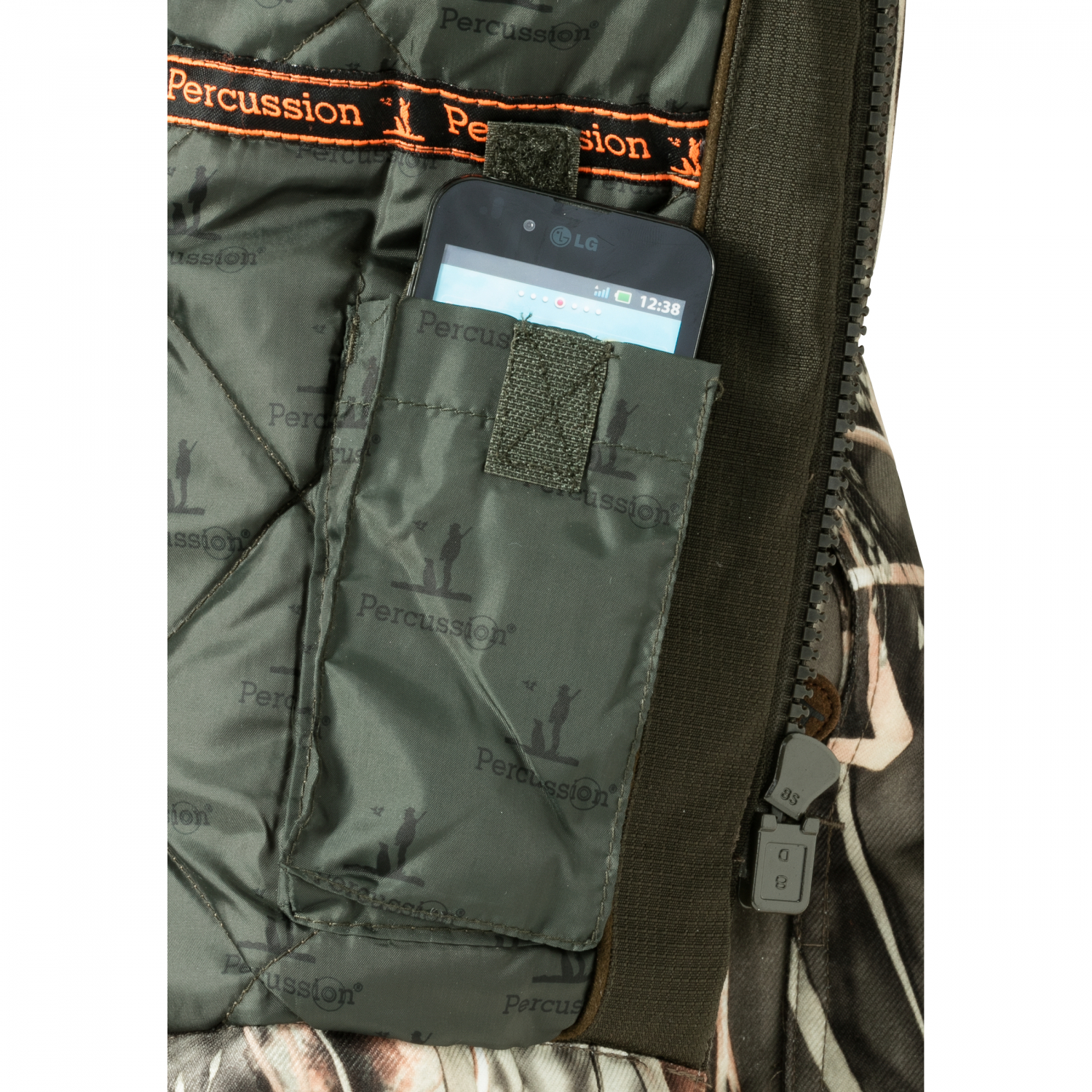Percussion Herren Outdoor-Jacke Brocard (Ghost Camou Wet)