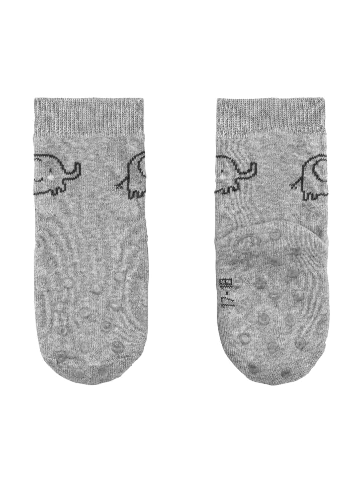 Sterntaler ABS Krabbelsocken 2er-Pack Elefant in hellgrau mel. günstig kaufen