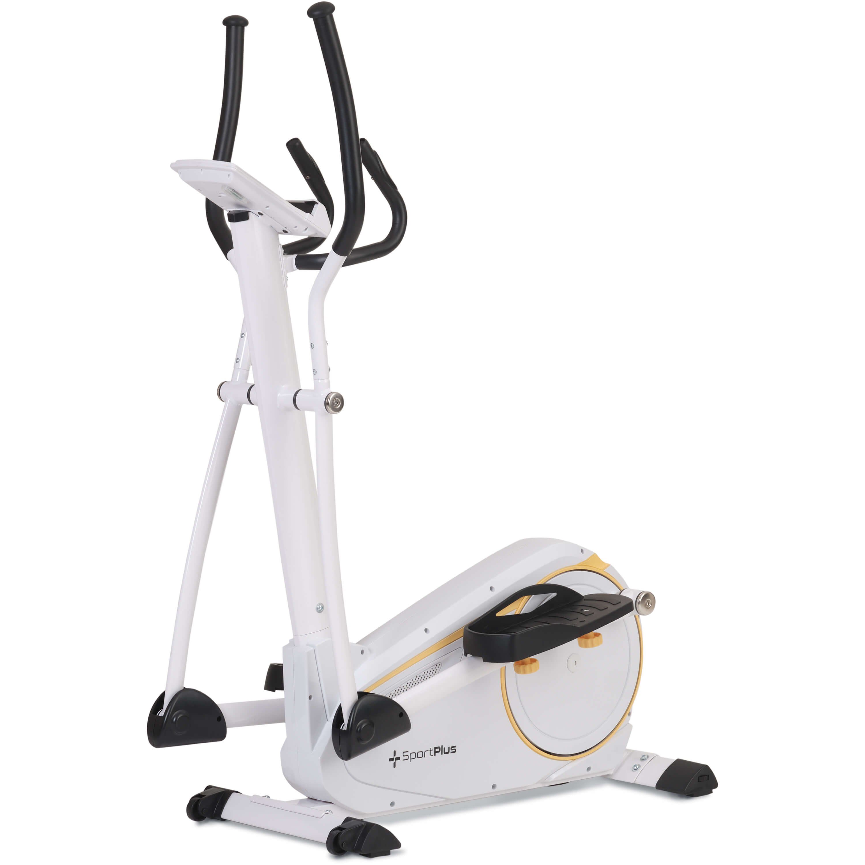 SportPlus Crosstrainer SP-ET-9600-W-iE, Crosstrainer, Ellipsentrainer, 17 kg Schwungmasse, 24 Widerstandsstufen, SP-ET-9600-W-iE