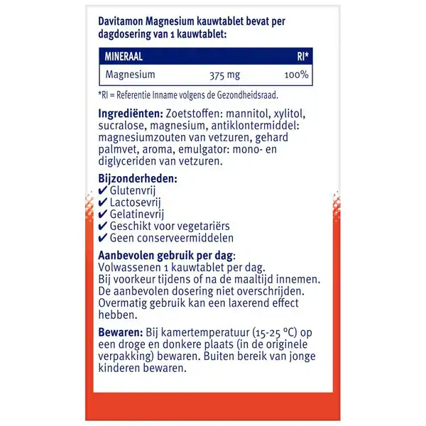 Davitamon Magnézium rágótabletta 60 db