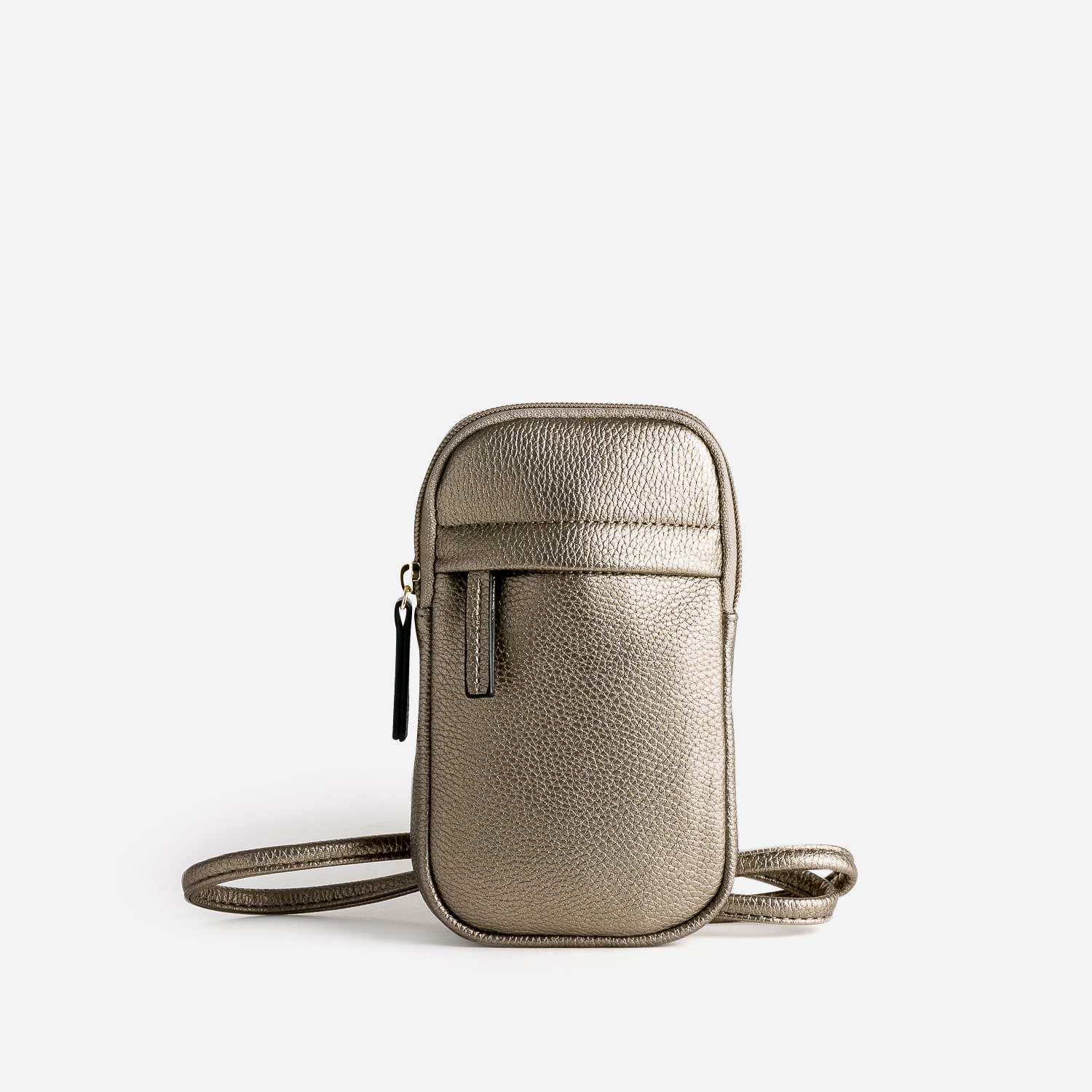 Sac bandoulière bronze pour téléphone portable