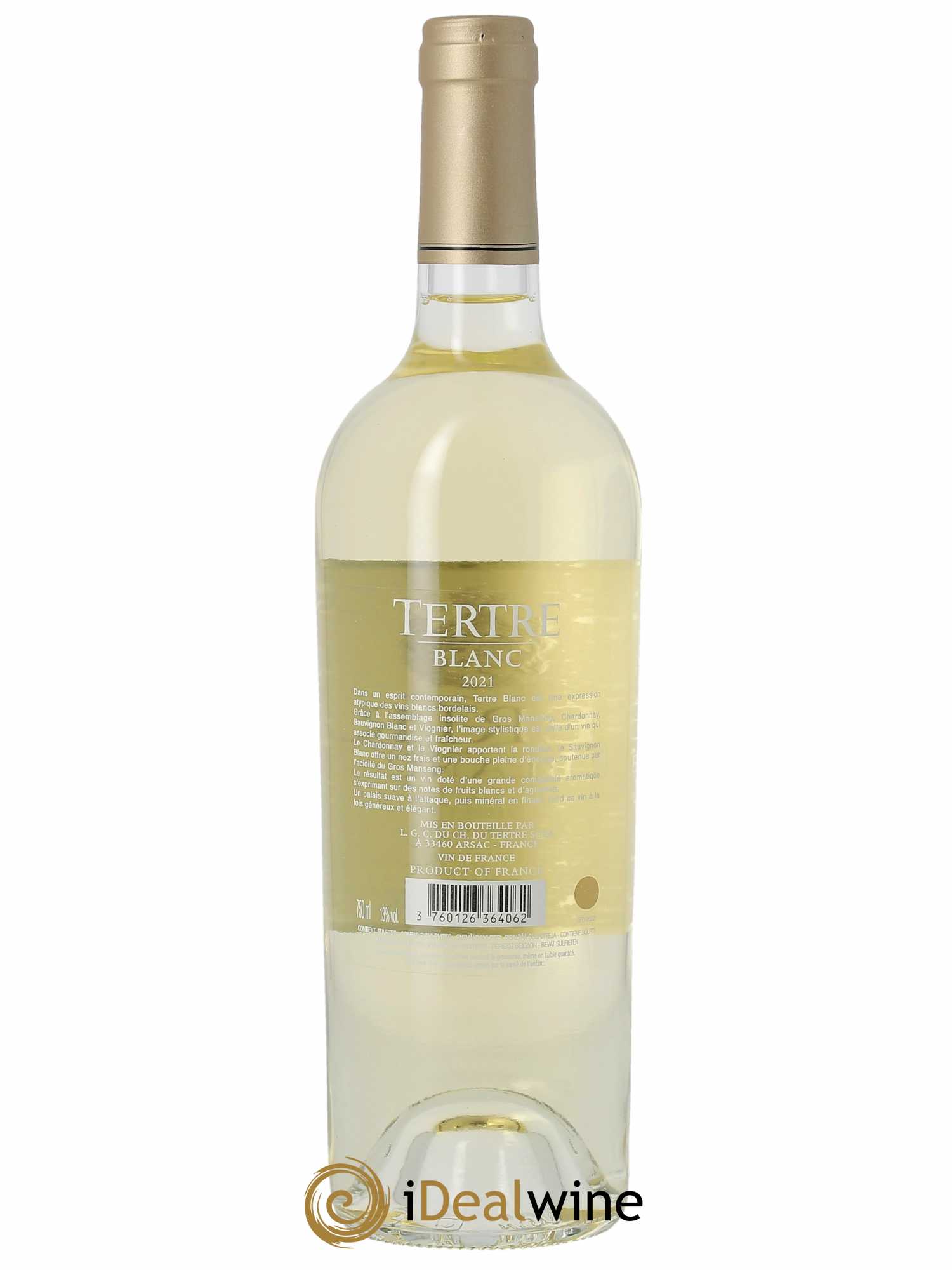 Tertre Blanc  2021 - Lot de 1 Bouteille
