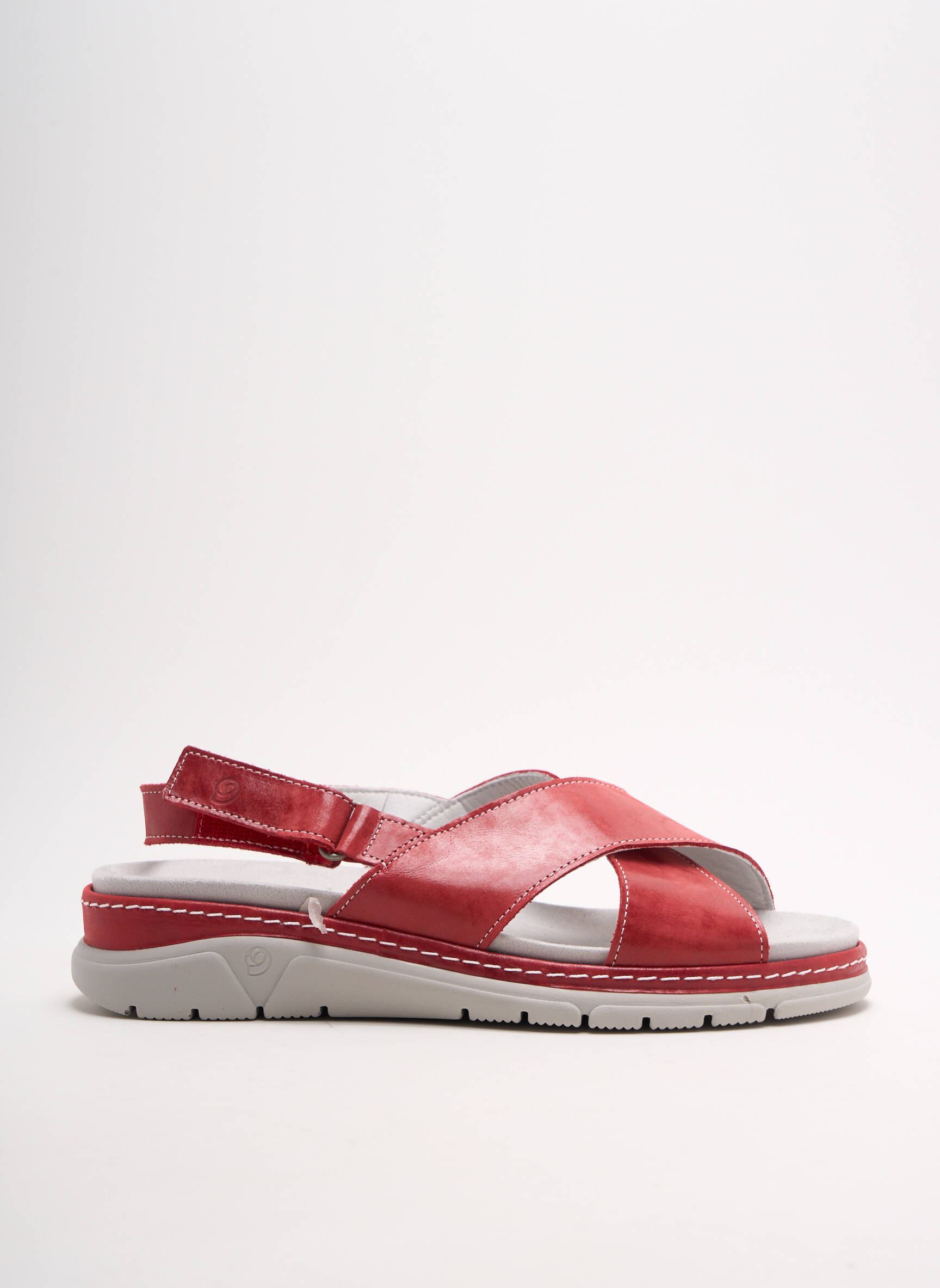 Suave Sandales Nu Pieds Femme couleur rouge