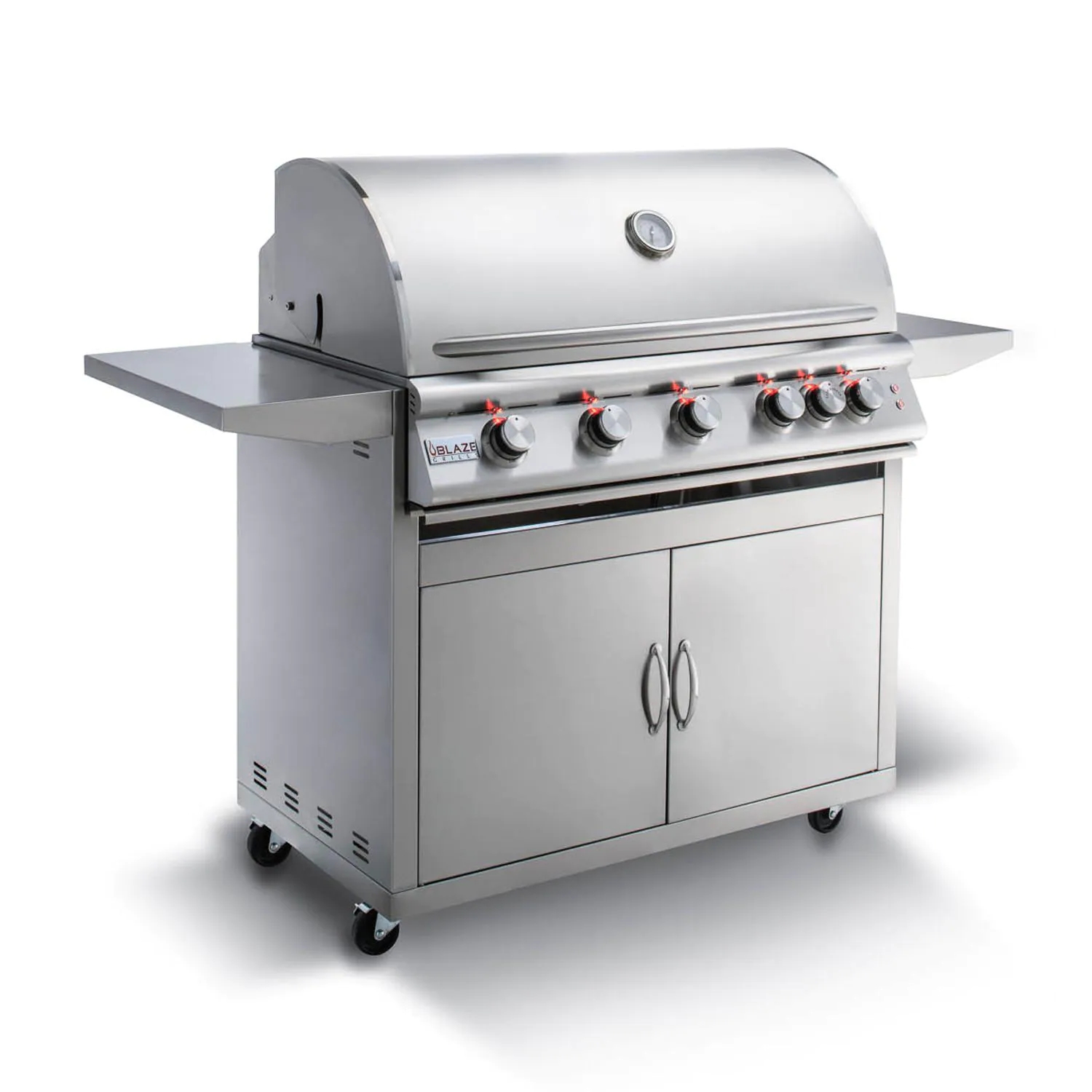 Blaze Premium LTE 40-Inch 5-Burner Propane Gas Grill With Rear Infrared Burner & Grill Lights - BLZ-5LTE2-LP