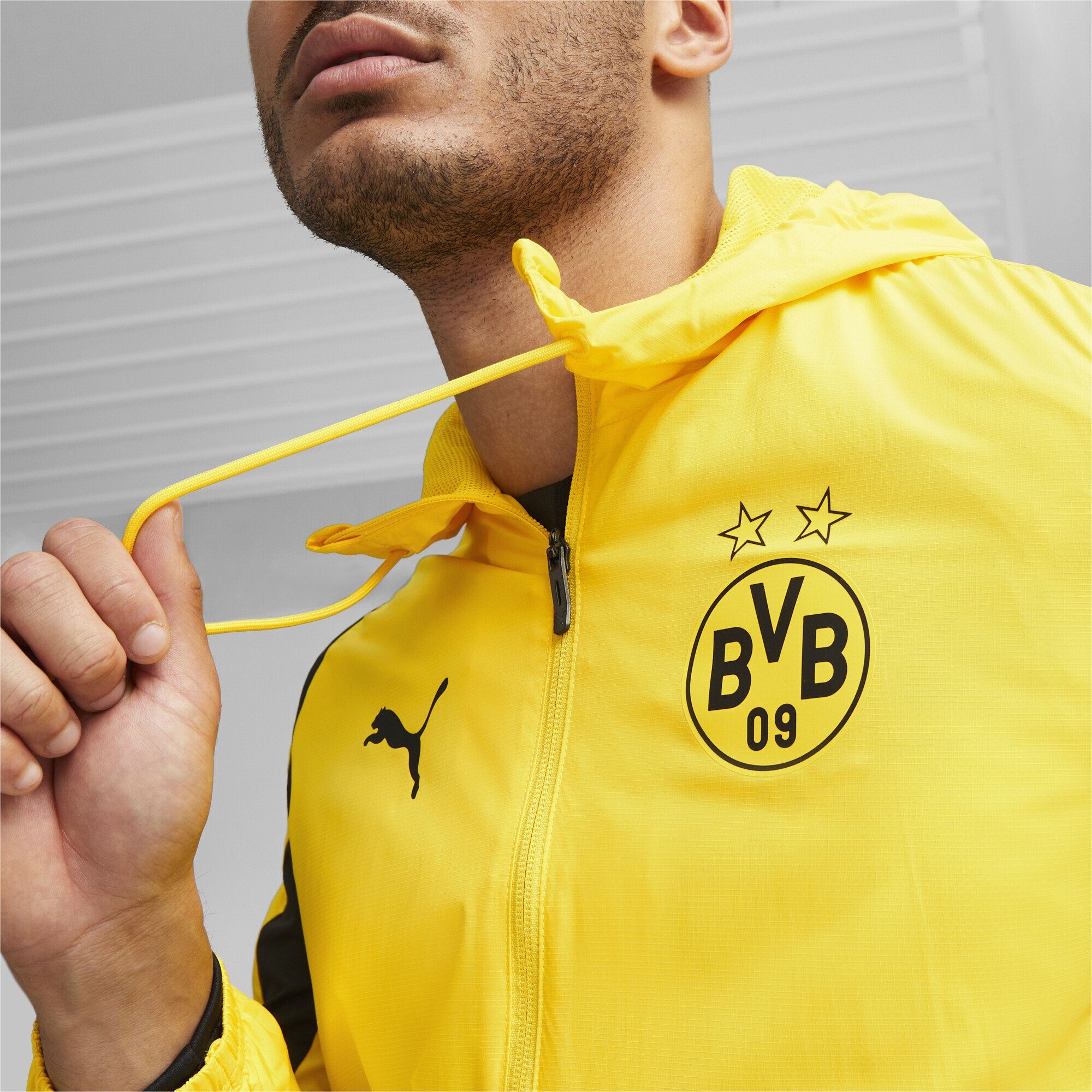 PUMA Trainingsjacke Borussia Dortmund Prematch Fußballjacke Herren