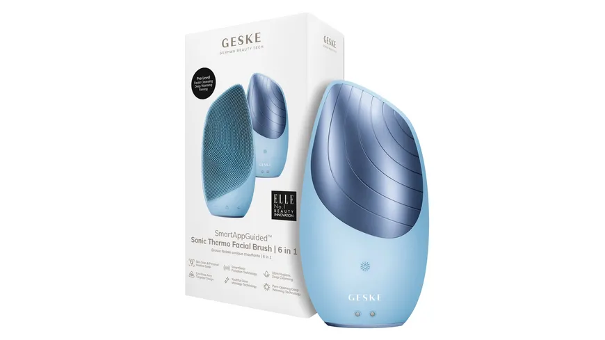 GESKE Thermo Facial Brush 6 IN 1 aquamarine aquamarin