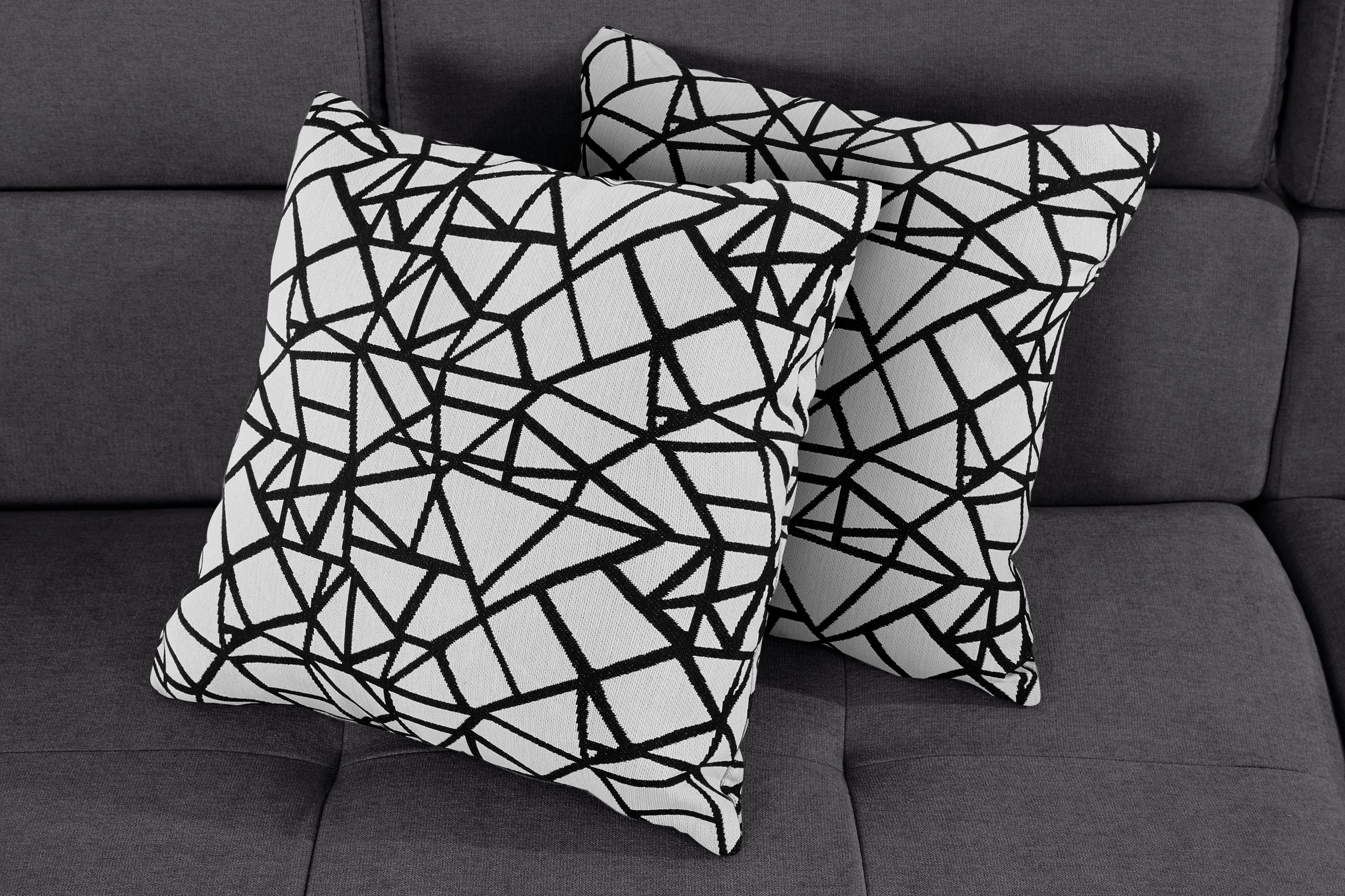 COTTA Ecksofa Mia, 3-tlg.-Kissen-Set, Recamiere, wahlweise mit oder ohne RGB-Beleuchtung