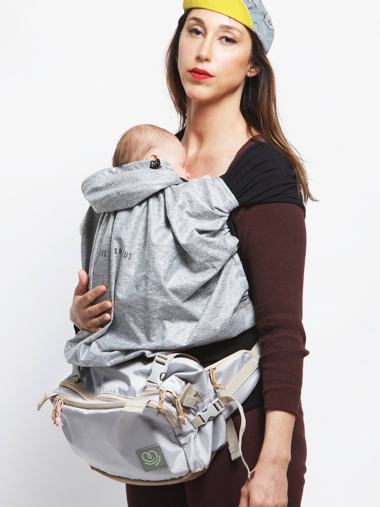 Sac à langer multi-fonctions CaravanBag LOVE RADIUS gris