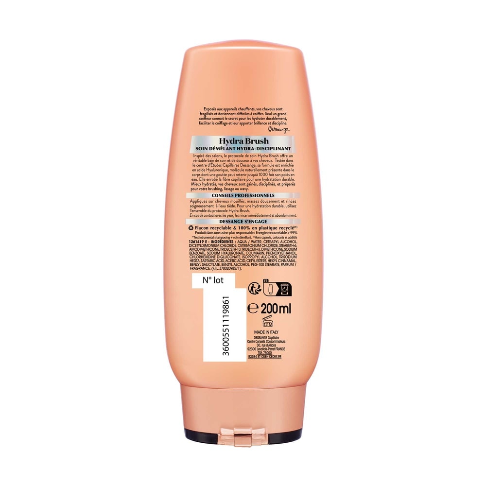 dessange Hydra Brush Dessange Soin démêlant Hydra-disciplinant