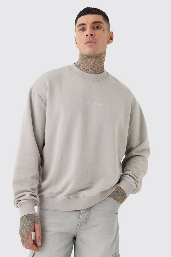 Tall kastiges Oversize Limited Sweatshirt