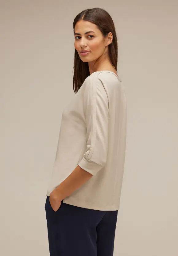 Street One Shirt mit Schimmer Wording