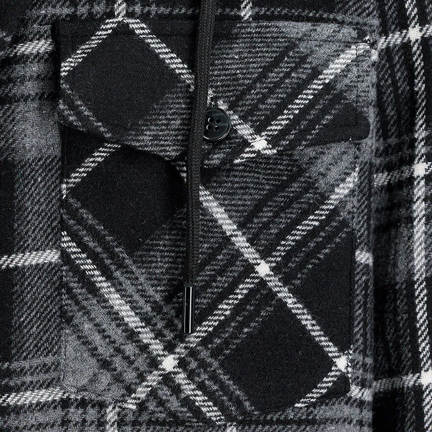 Flanell Hoody Shirt