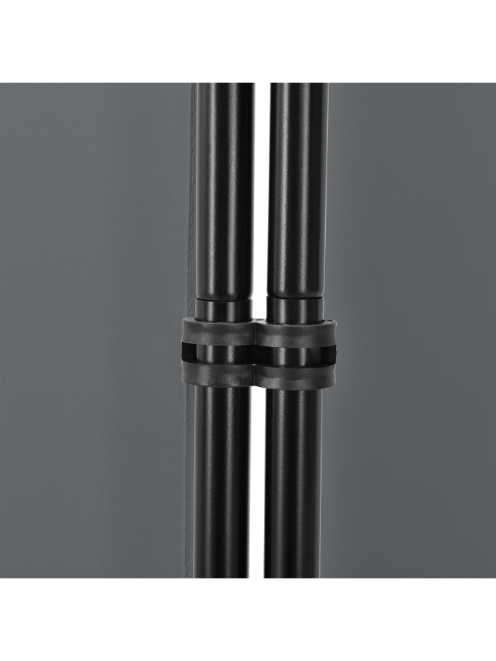 en.casa Raumteiler Huesca - 3-teilig in Grau (H)171cm (B)150cm günstig kaufen onesize