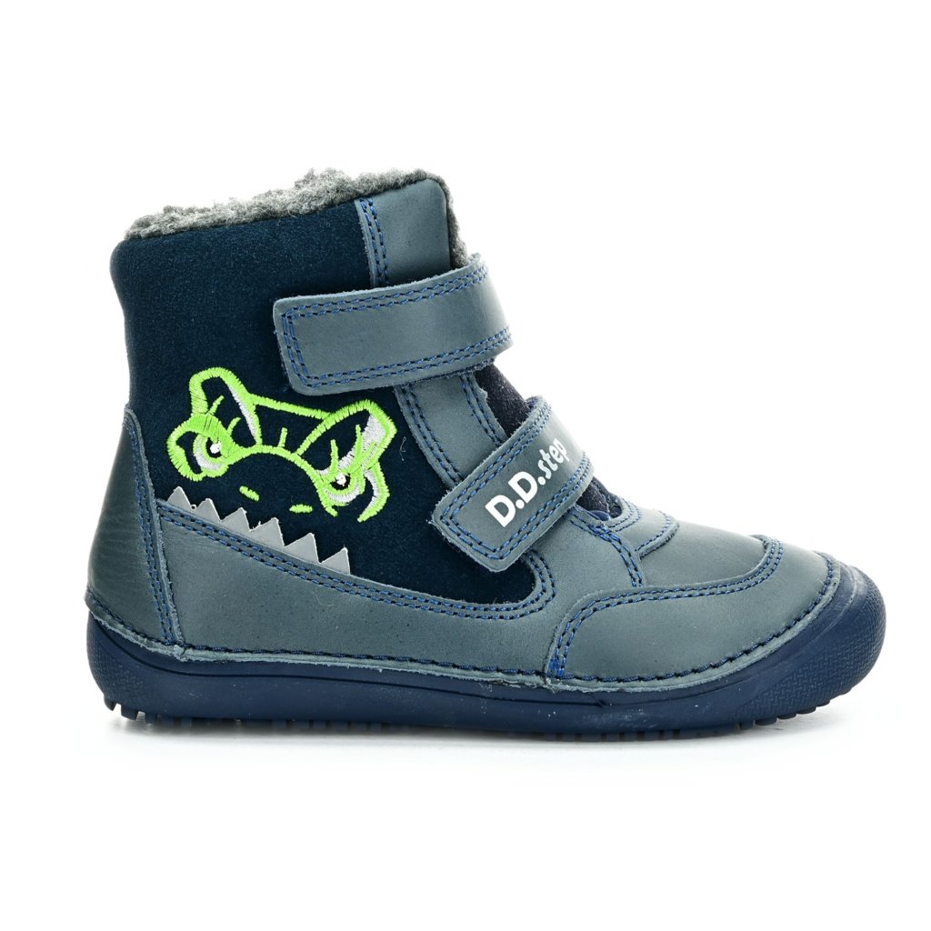 D.D.Step W063-42603A Royal Blue Winterbarfußschuhe