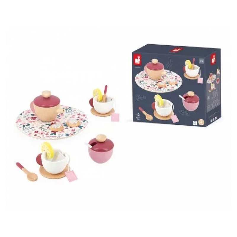 Set à the en bois Twist