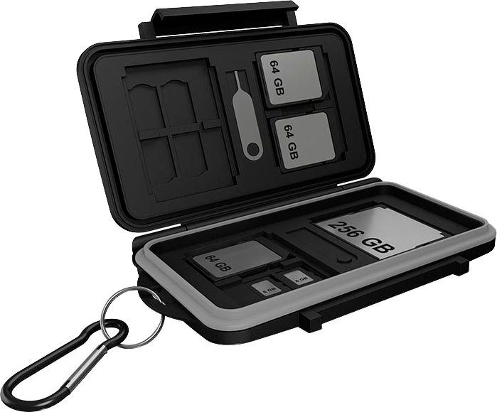 Raidsonic ICY BOX Schutzbox für SD (x8), microSD (x16) und CF (x4) -Karten Computer-Adapter