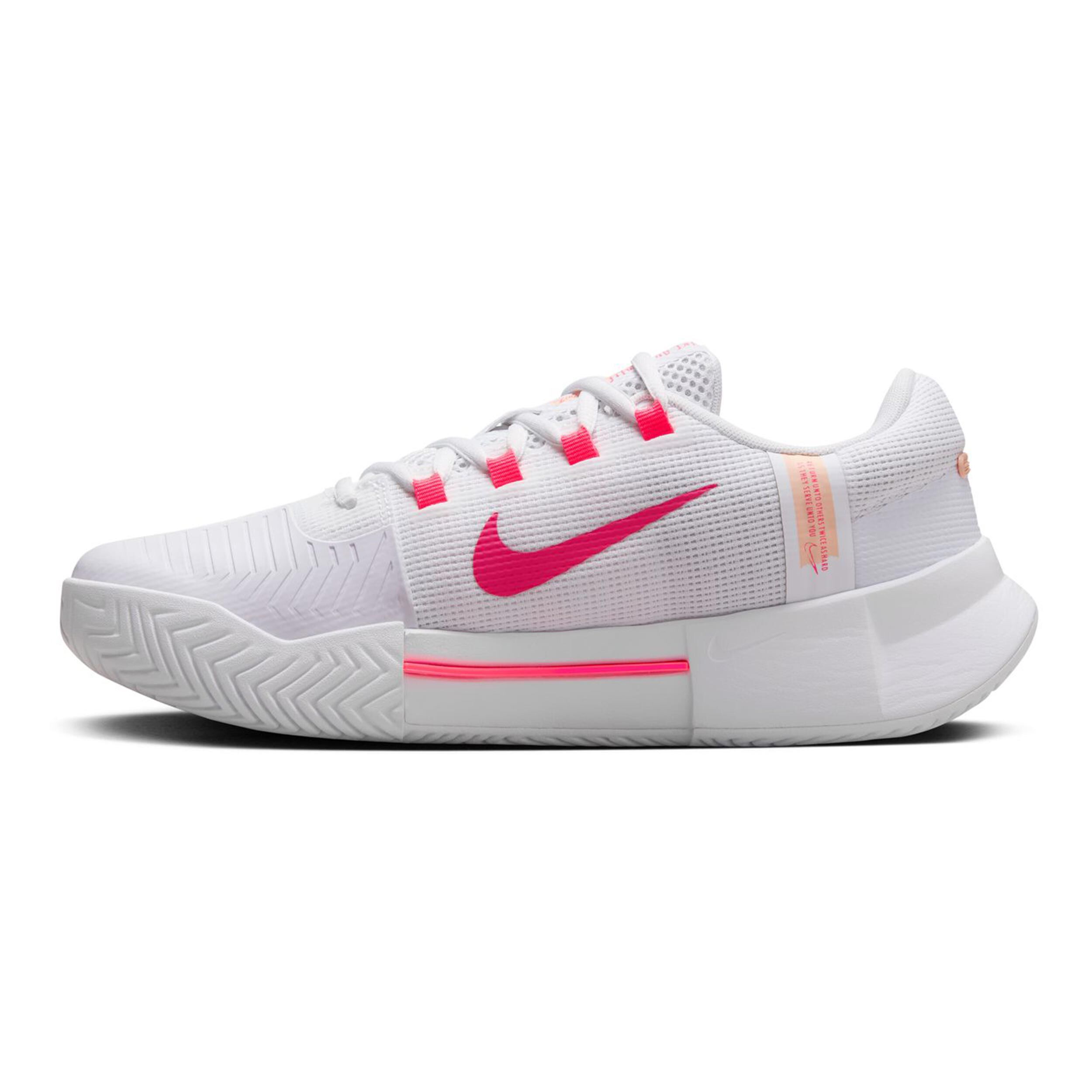Zoom GP Challenge 1 Allcourtschuh Damen - Weiß, Pink