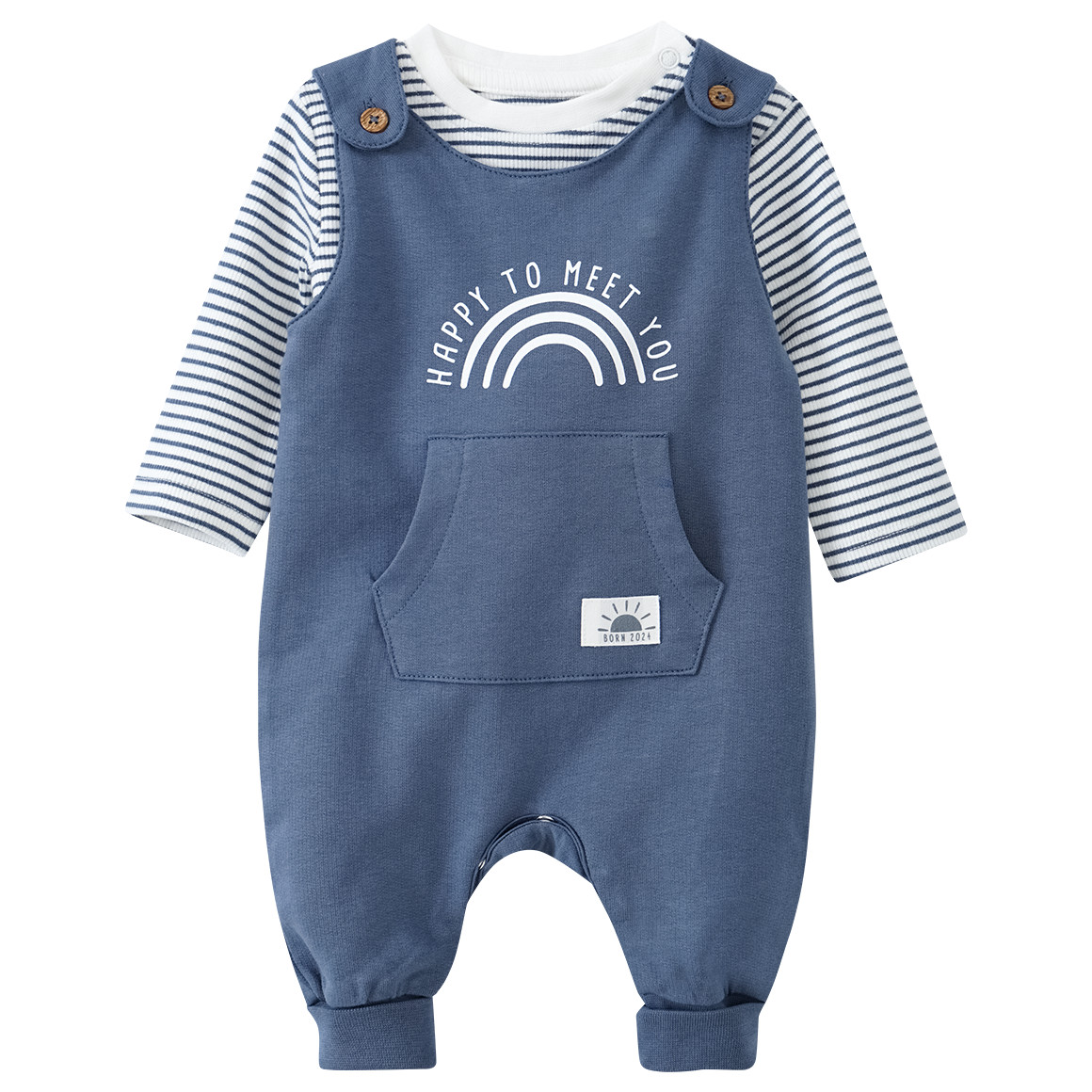 Newborn Strampler und Langarmshirt Born 2024