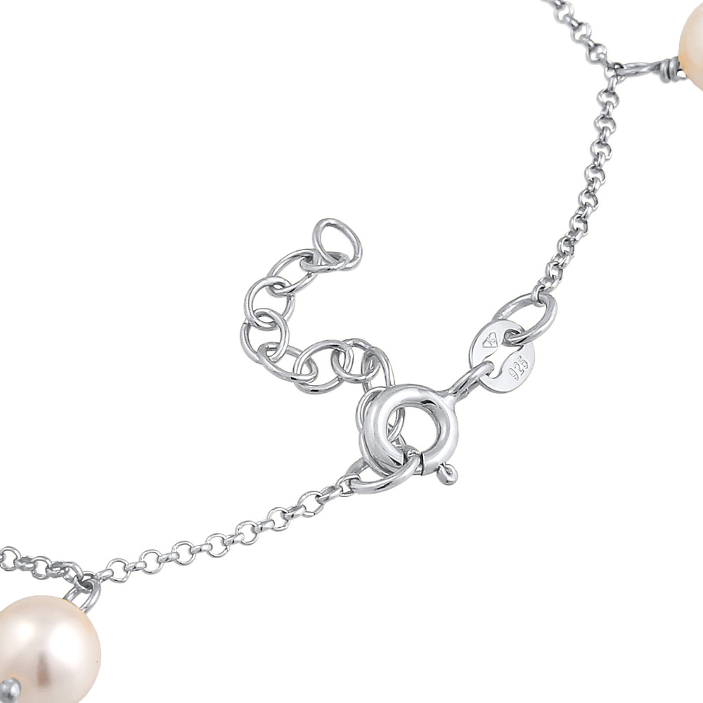 Nenalina Nenalina Bracelet Femmes Elégant Simple avec perles synthétiques en argent sterli Bracelet