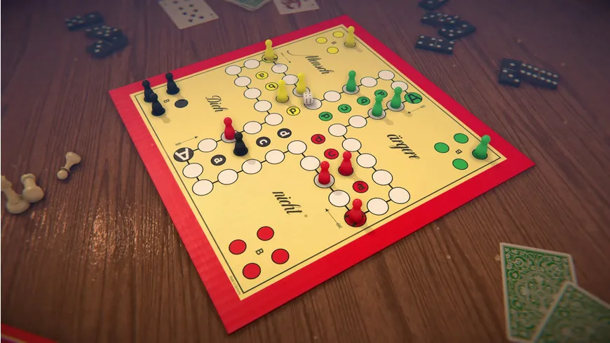 3 in 1 Spiele-Klassiker (Kniffel, DOG, Mensch ärgere dich nicht)
