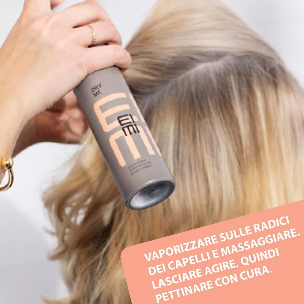 EIMI Dry Me száraz sampon formázása