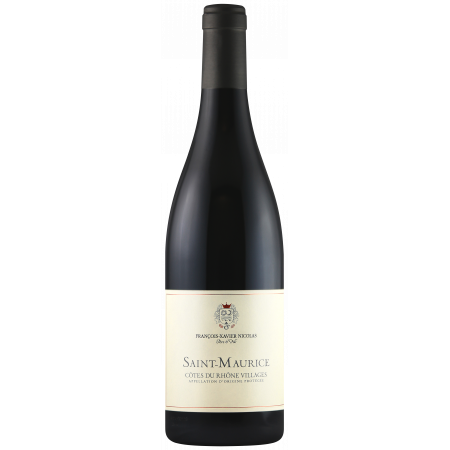 COTES DU RHÔNE VILLAGES - SAINT MAURICE 2019 - MAISON FRANÇOIS-XAVIER NICOLAS